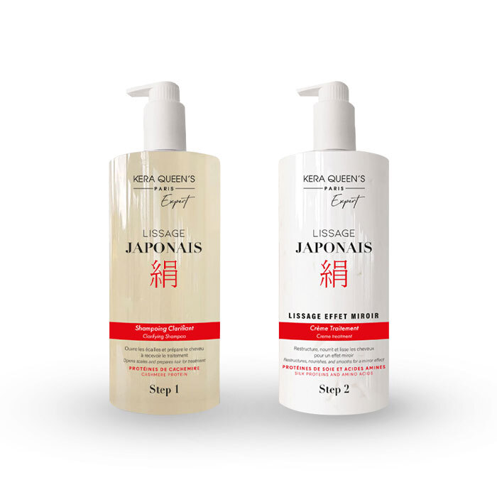 japonais-lissage KERA QUEEN'S EXPERT LISSAGE JAPONAIS 2 x 1 LITRE – Image 1